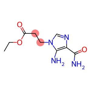 3-(5-Amino-4-carbamoyl-1H-imidazol-1-yl)propionic acid ethyl ester