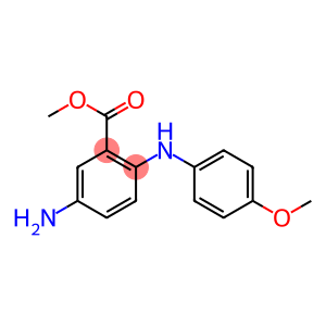 5-Amino-2-(p-anisidino)benzoic acid methyl ester